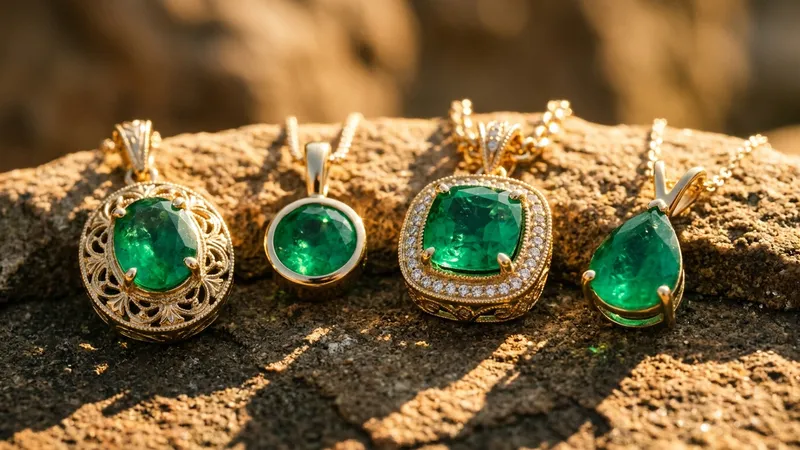 Styles de pendentifs émeraude : guide pour bien choisir