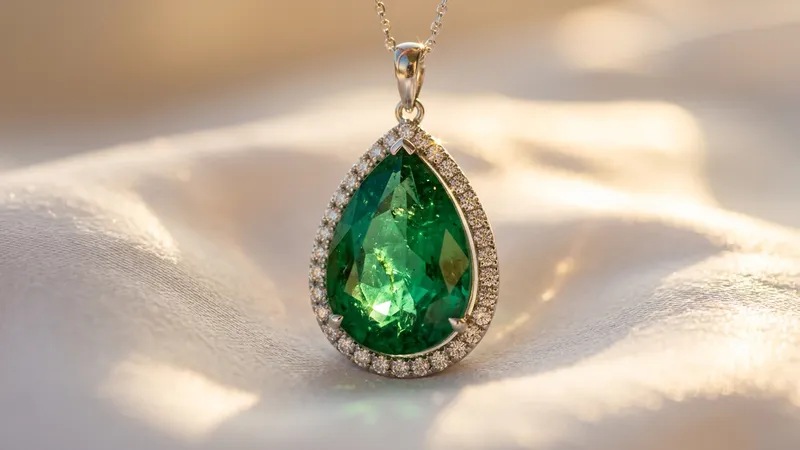 Pendentif émeraude goutte : guide pour bien choisir