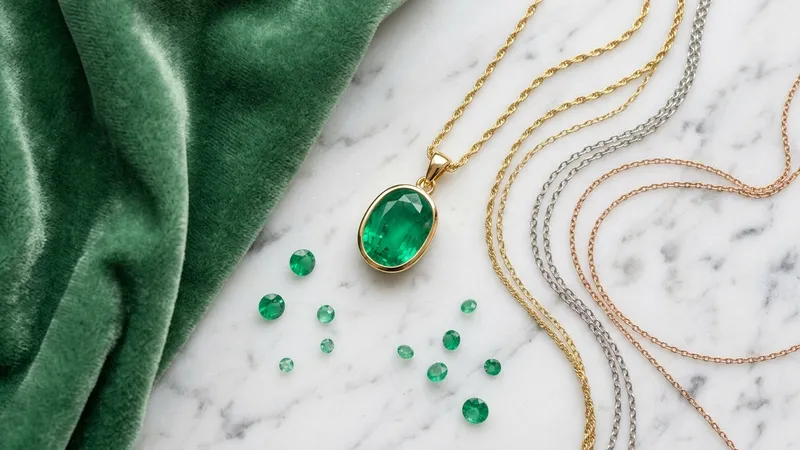 Pendentif émeraude or jaune : guide pour bien choisir